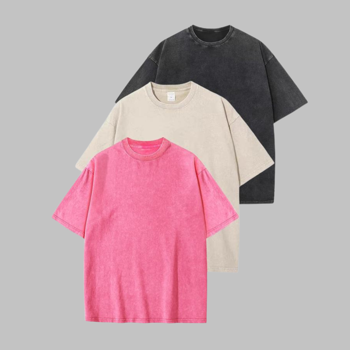 AFINA™ | Legeres Oversized Unisex-Shirt mit Rundhalsausschnitt für Damen