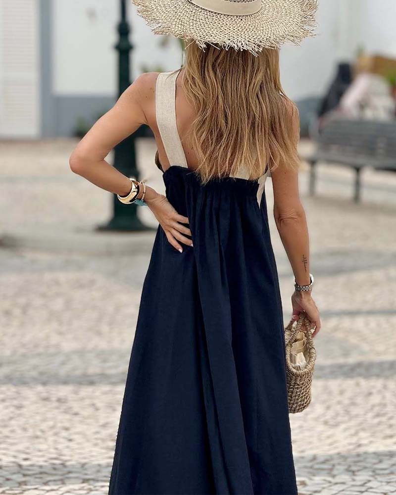 Keira - Breathable Comfortable Crossed Maxi Dress