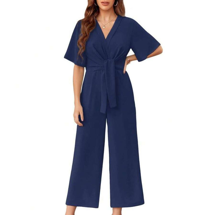 Gabriella | Eleganter Damen-Sommer-Jumpsuit mit Bindeknoten