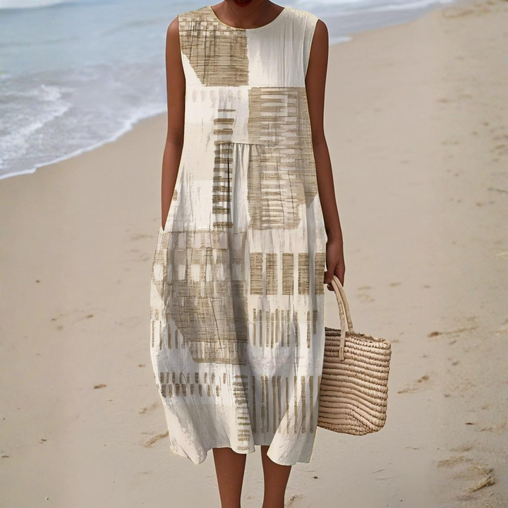 Helena | Abstraktes Sommerkleid