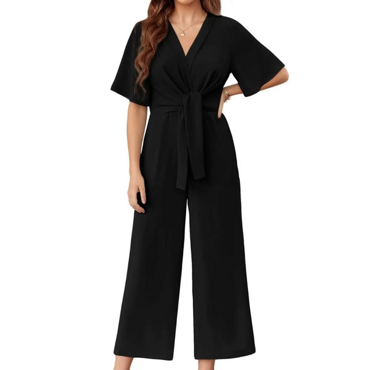 Gabriella | Eleganter Damen-Sommer-Jumpsuit mit Bindeknoten