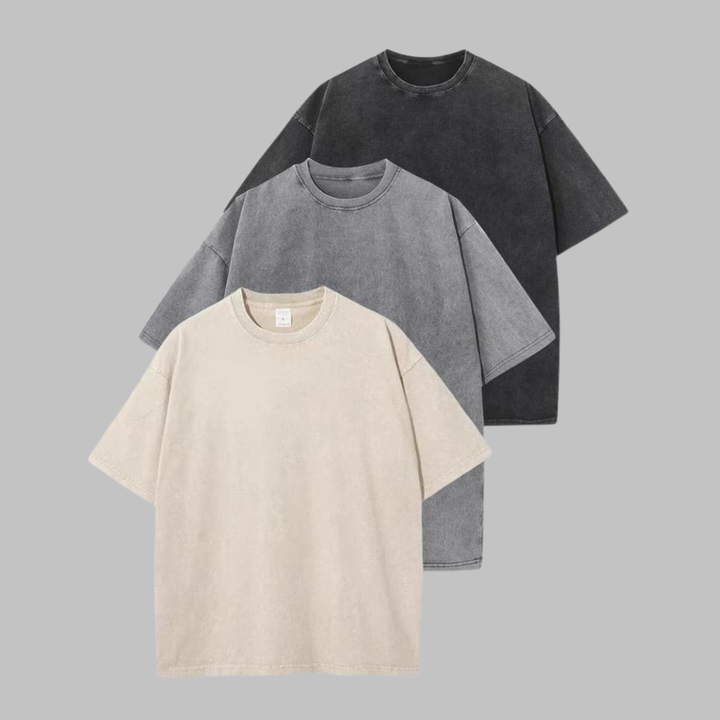 AFINA™ | Legeres Oversized Unisex-Shirt mit Rundhalsausschnitt für Damen