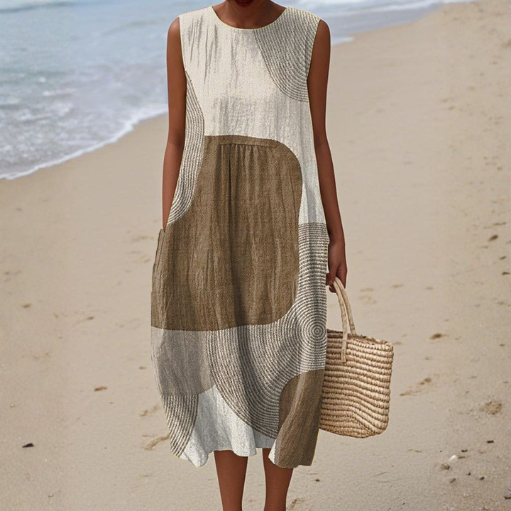 Helena | Abstraktes Sommerkleid