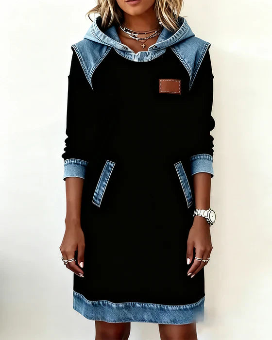Lunariae – Casual Winter Hoodie Dress