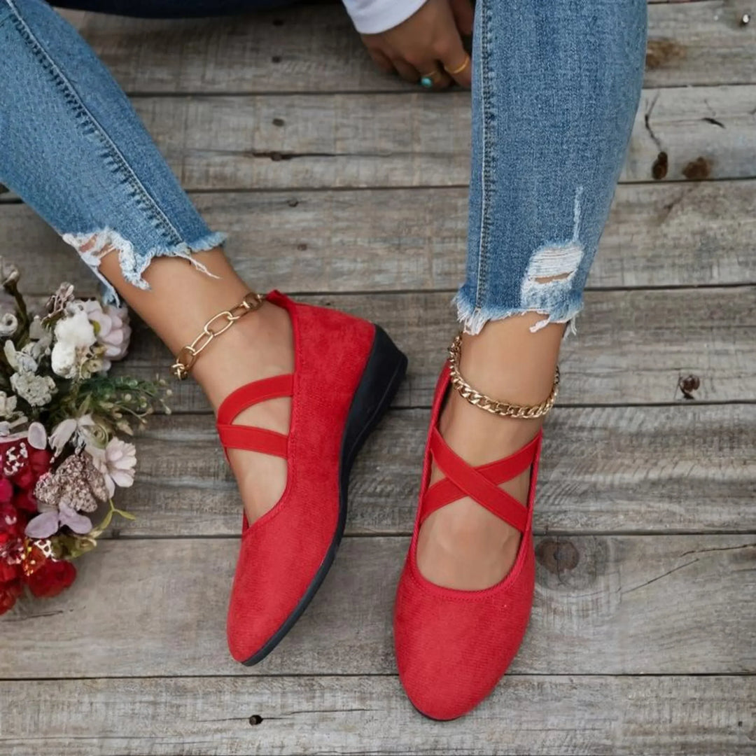 Sue - Slipper mit Keilabsatz