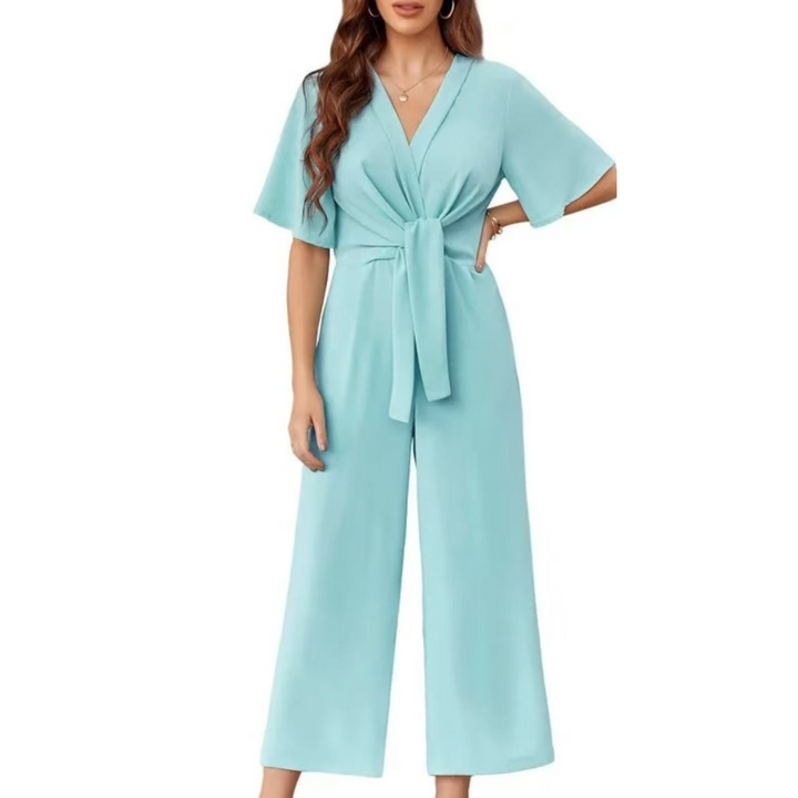 Gabriella | Eleganter Damen-Sommer-Jumpsuit mit Bindeknoten