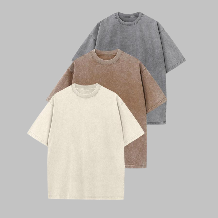 AFINA™ | Legeres Oversized Unisex-Shirt mit Rundhalsausschnitt für Damen