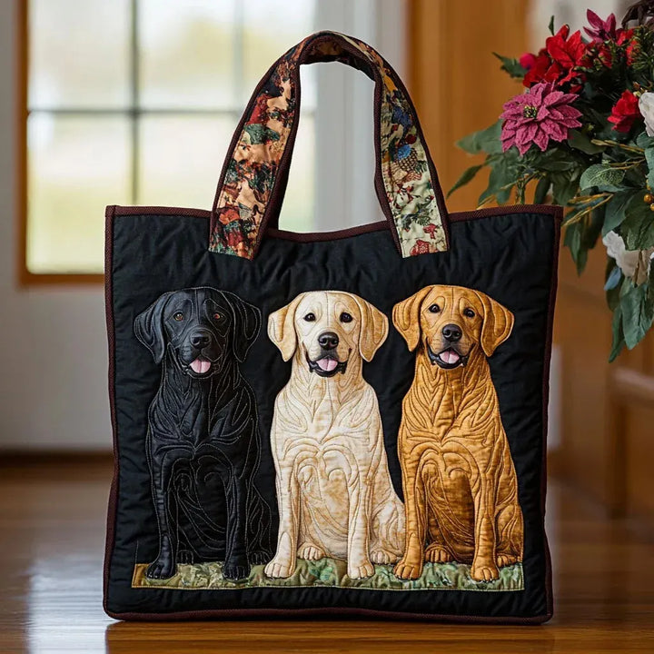 Handgemachte Tasche | Drei Labradore