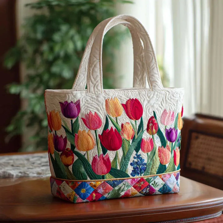 Handgemachte Tasche | Tulpengarten