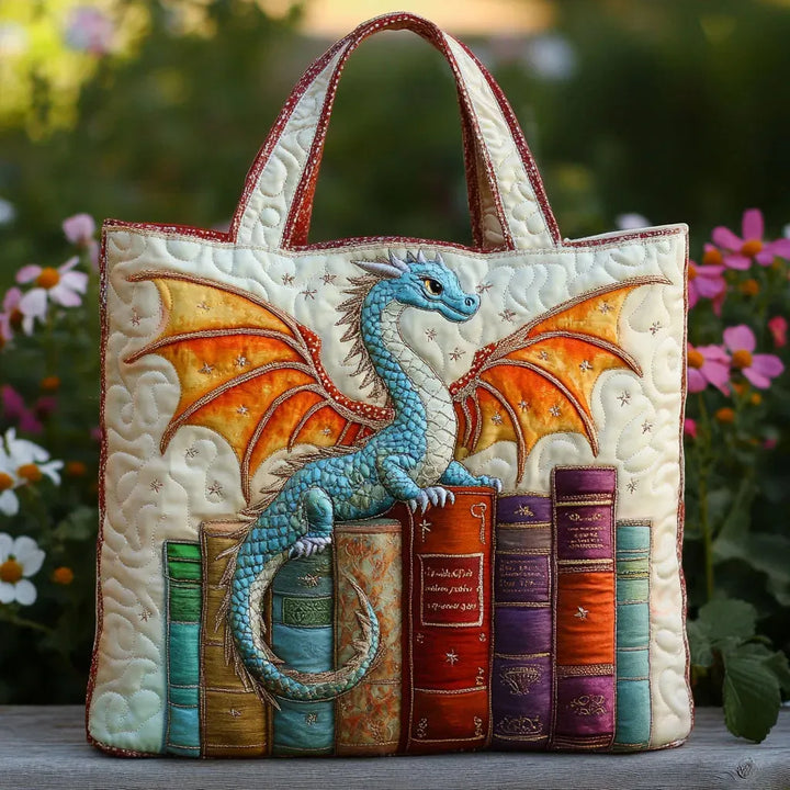 Handgemachte Tasche | Drachenhüter der Bücher
