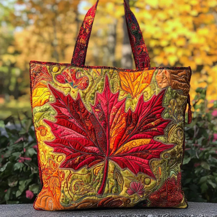 Handgemachte Tasche | Ahorn bei Sonnenuntergang