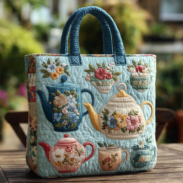 Handgemachte Tasche | Blumenmuster