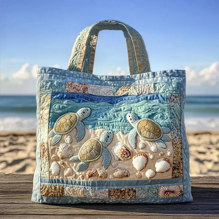 Handgemachte Tasche | Meeresschildkröten