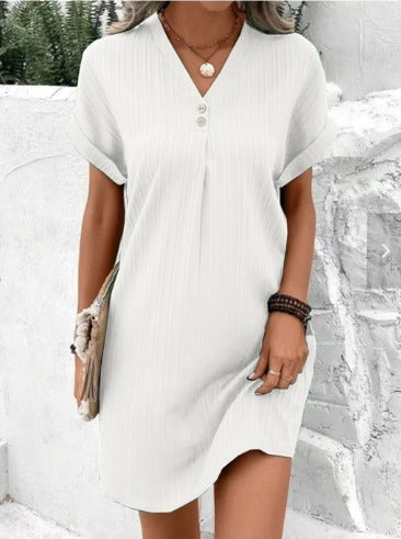 Uma – V-Neck Layered Dress