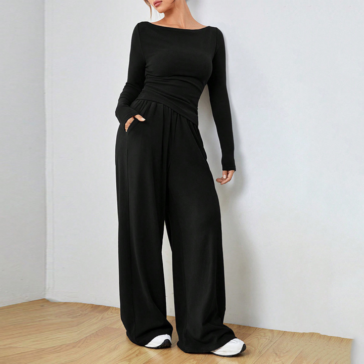 Abigail™ Elegantes Gemütliches Set | Relaxed-Fit Oberteil und Hose