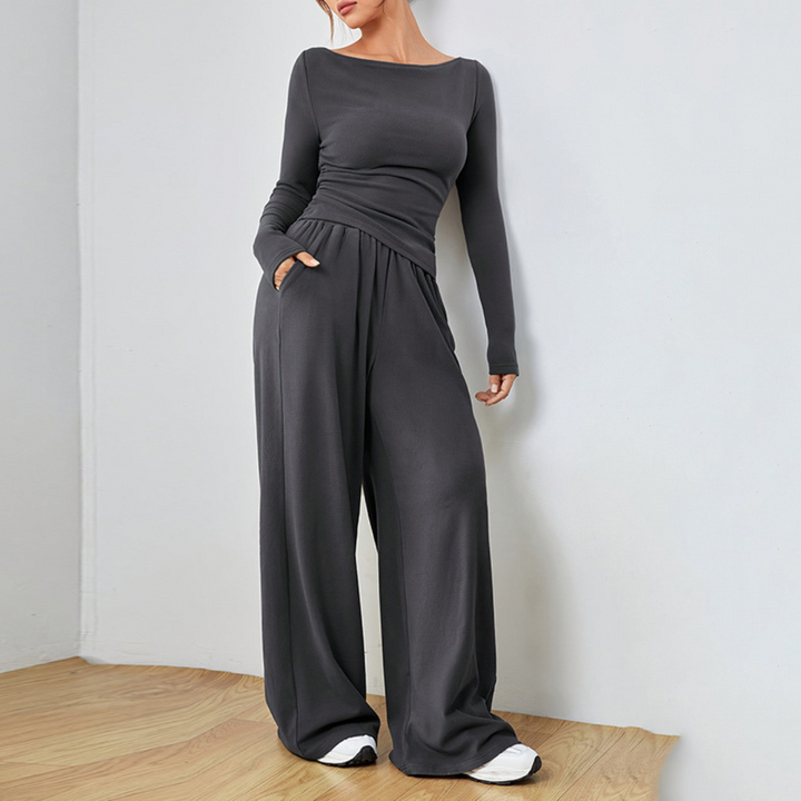 Abigail™ Elegantes Gemütliches Set | Relaxed-Fit Oberteil und Hose