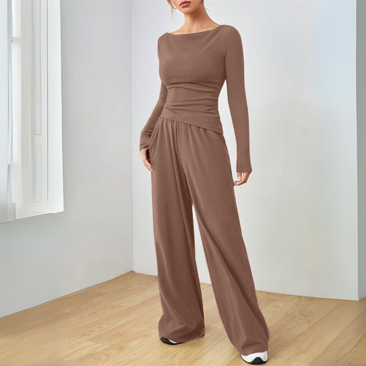 Abigail™ Elegantes Gemütliches Set | Relaxed-Fit Oberteil und Hose
