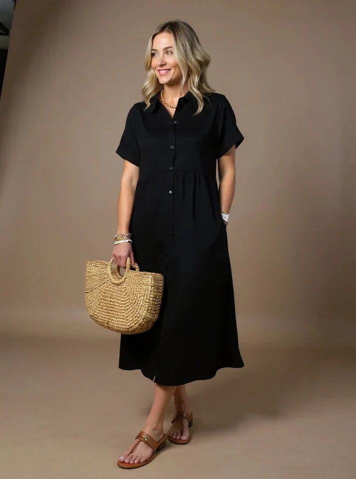Yonika – Schickes gestreiftes Kleid