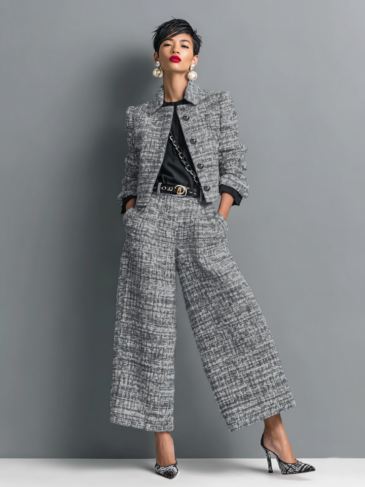 Akira™ Elegantes Zweiteiler-Set | Moderner maßgeschneiderter Co-Ord