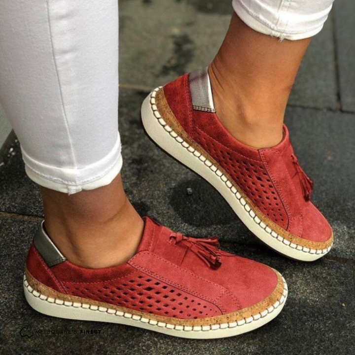 Aria – Orthopädische Slip-On-Schuhe mit Fußgewölbestütze