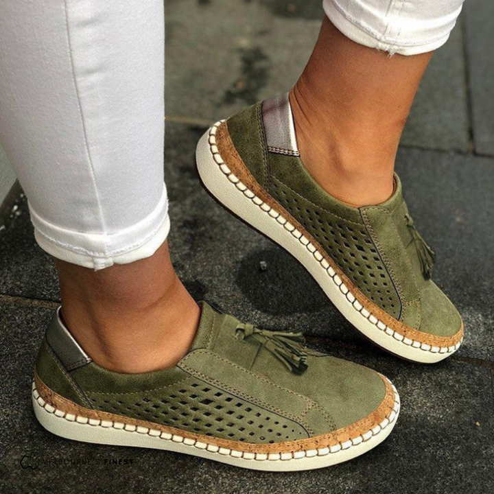 Aria – Orthopädische Slip-On-Schuhe mit Fußgewölbestütze