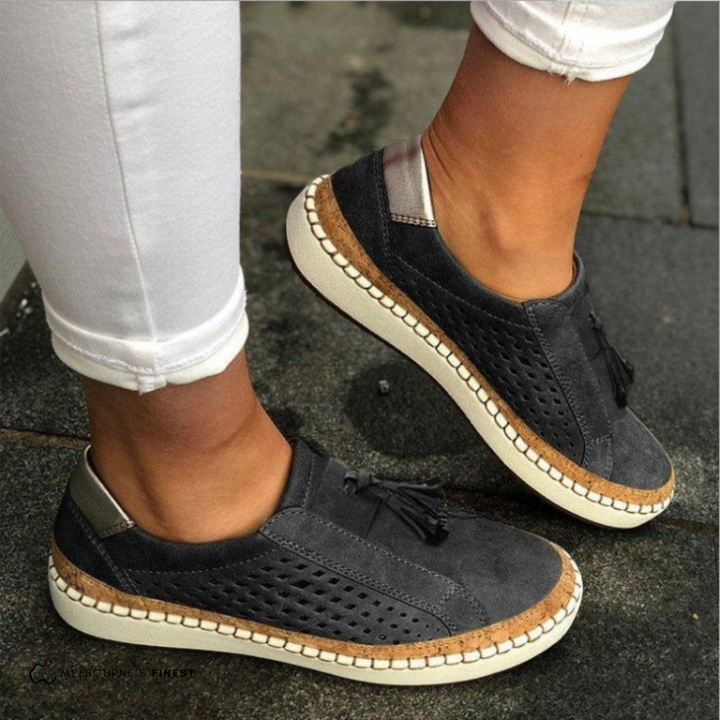 Aria – Orthopädische Slip-On-Schuhe mit Fußgewölbestütze