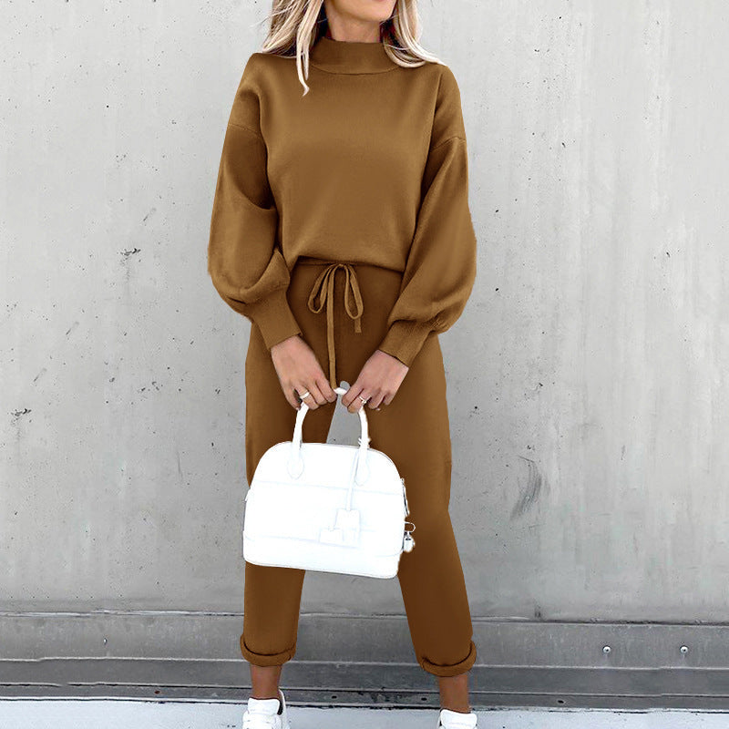 Kahlia | Damen müheloses Zweiteiler-Loungewear-Set