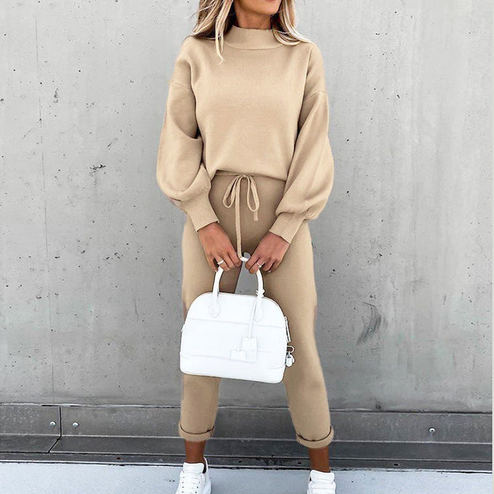 Kahlia | Damen müheloses Zweiteiler-Loungewear-Set