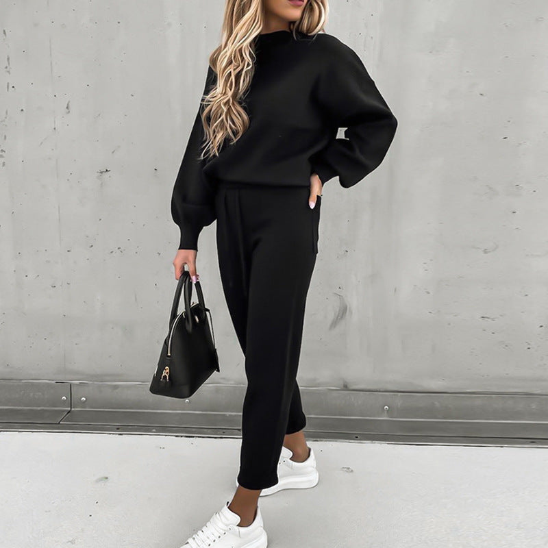 Kahlia | Damen müheloses Zweiteiler-Loungewear-Set