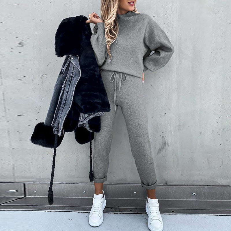 Kahlia | Damen müheloses Zweiteiler-Loungewear-Set