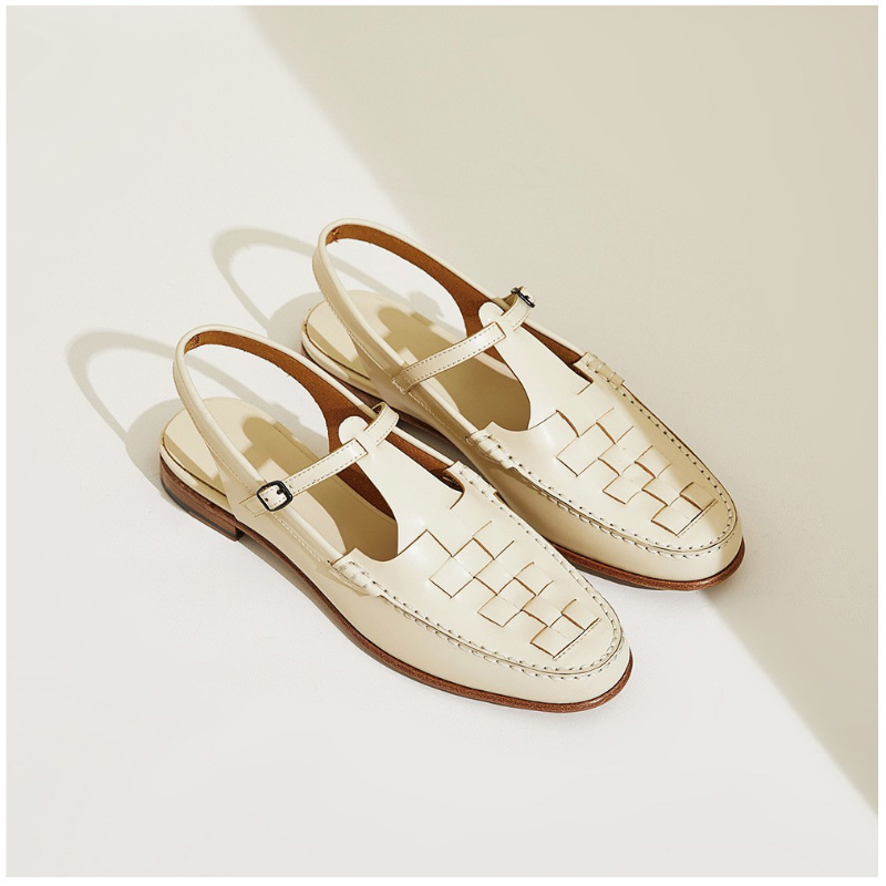 Carol - Gewebte Charm-Sandalen
