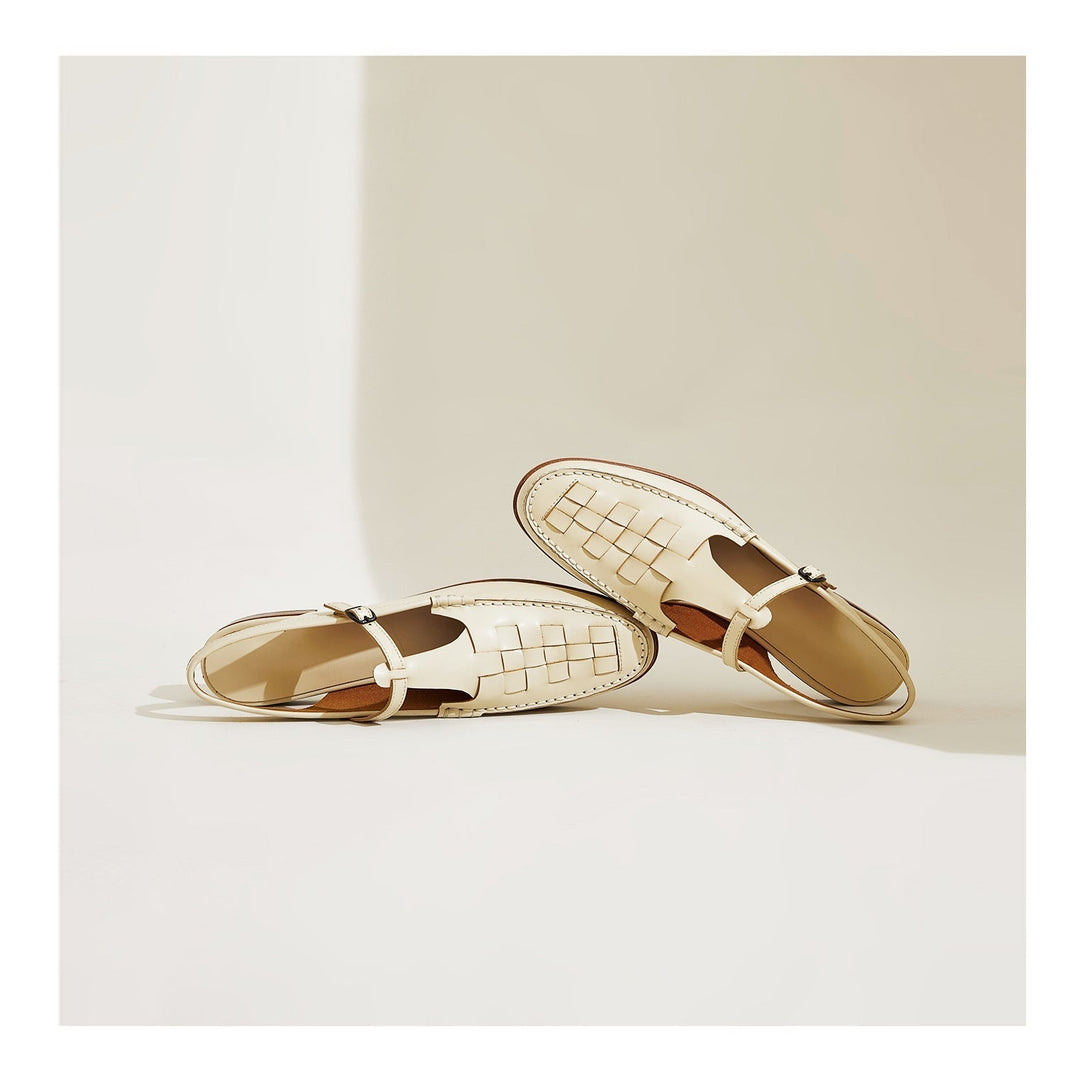 Carol - Gewebte Charm-Sandalen
