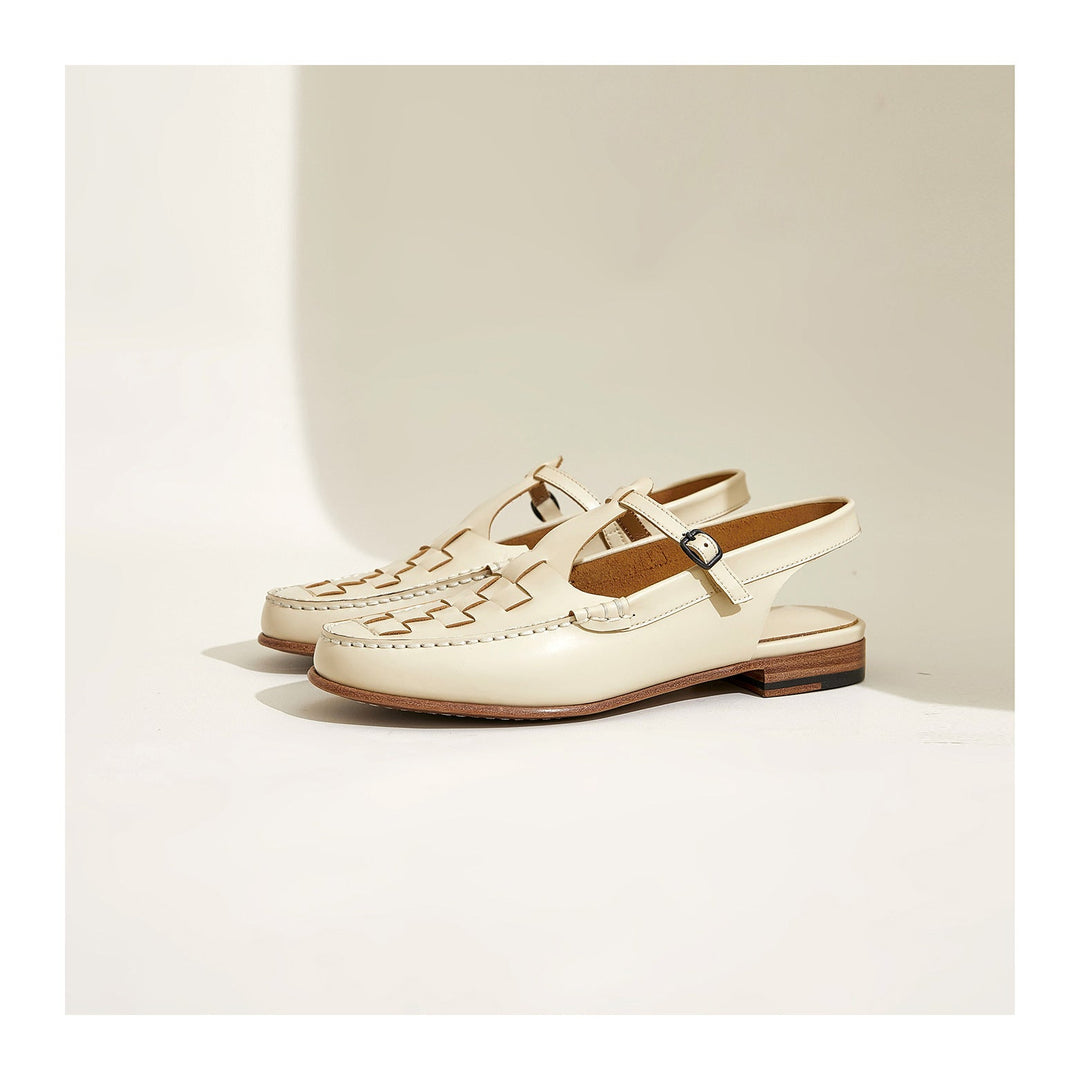 Carol - Gewebte Charm-Sandalen