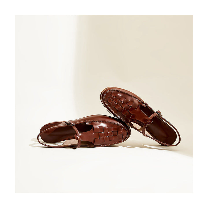 Carol - Gewebte Charm-Sandalen
