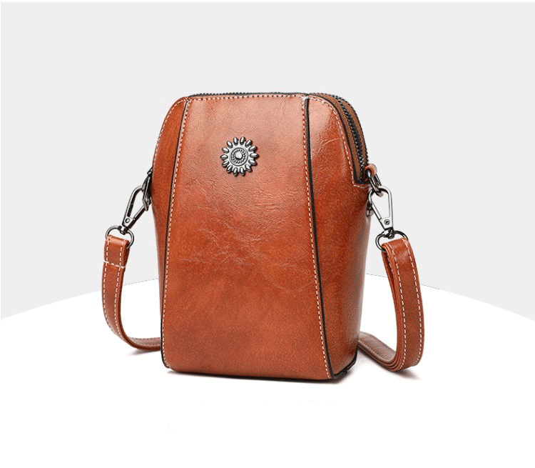 Vienna | Kompakte einfarbige Mini-Handtasche