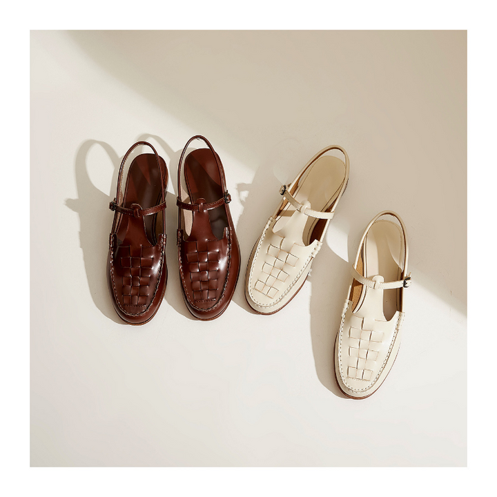 Carol - Gewebte Charm-Sandalen