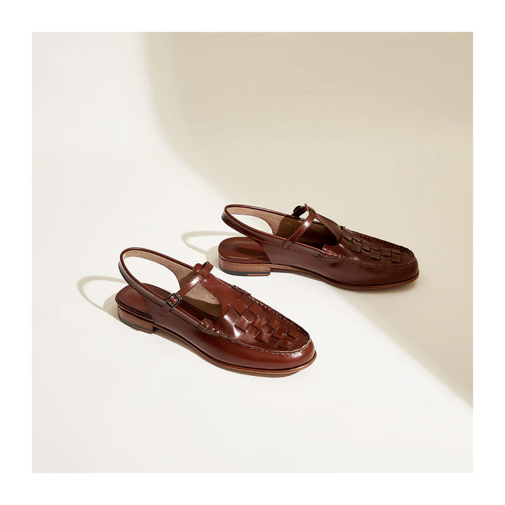 Carol - Gewebte Charm-Sandalen