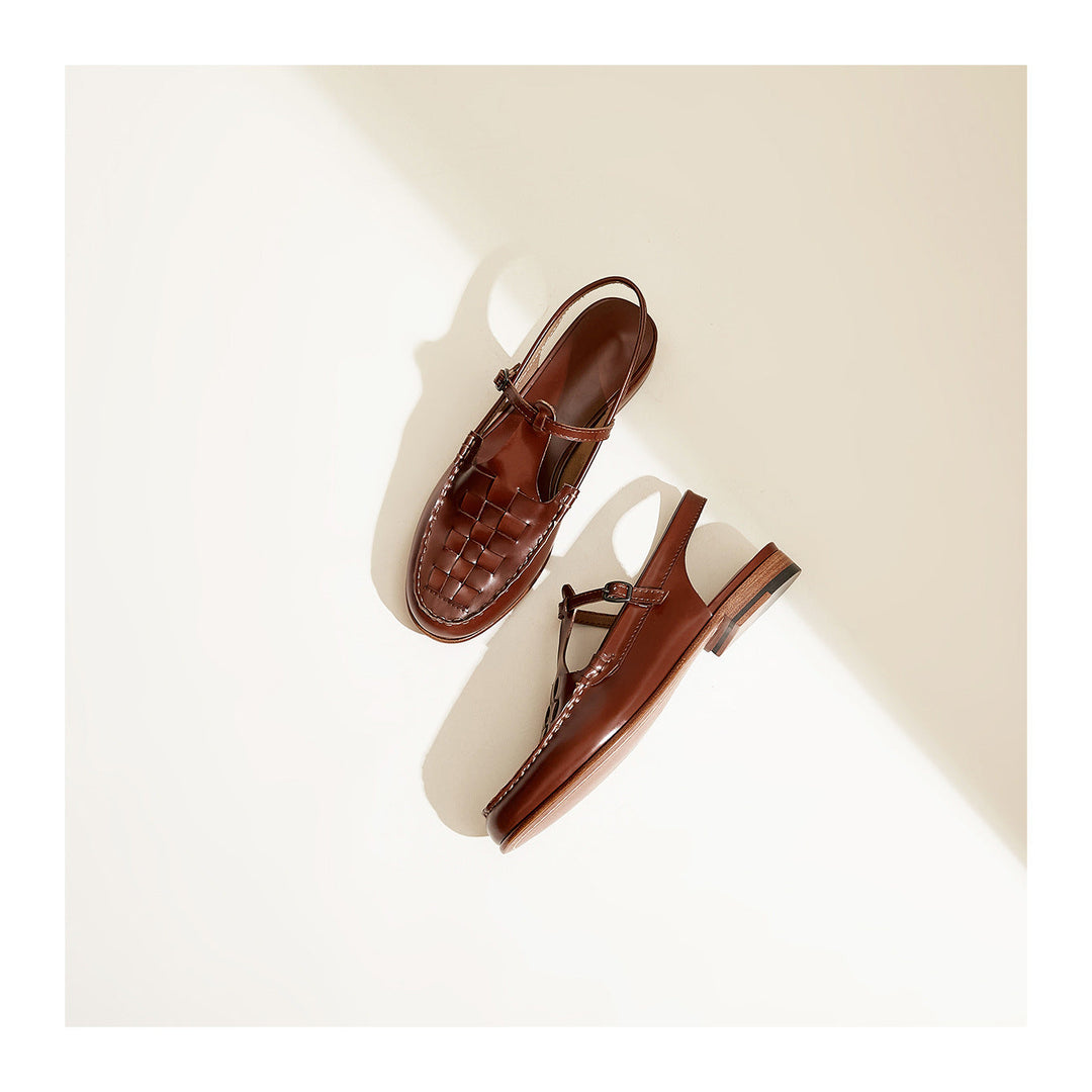 Carol - Gewebte Charm-Sandalen
