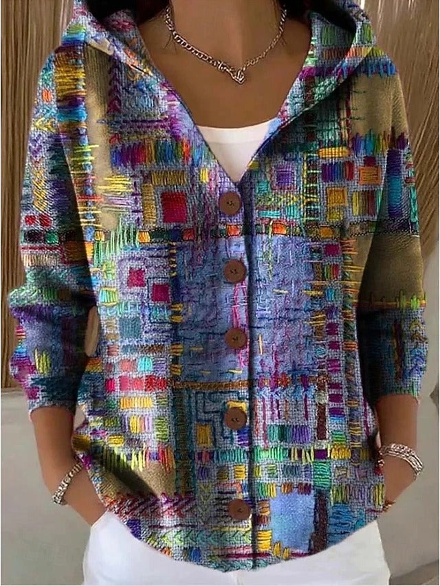 Cassidy | Kapuzenstrickjacke