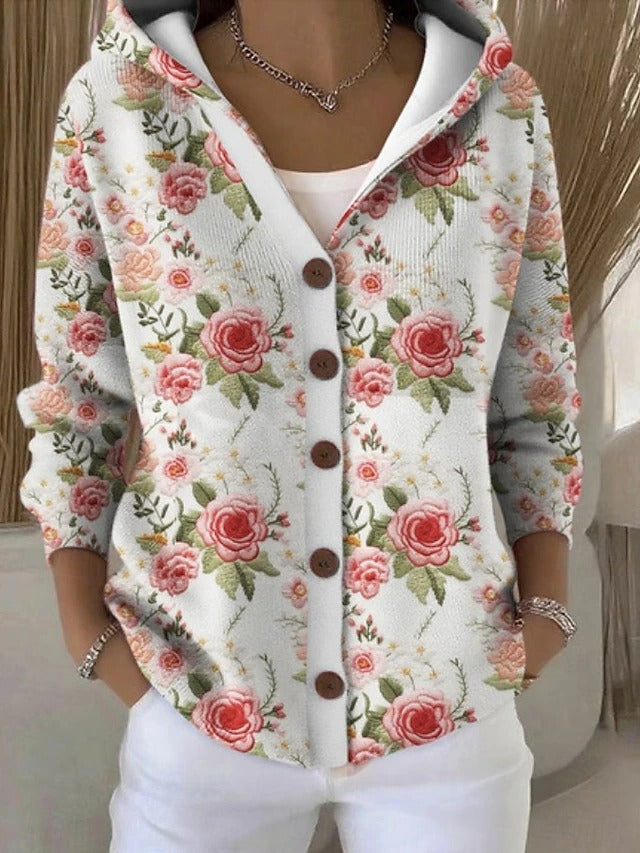 Cassidy | Kapuzenstrickjacke