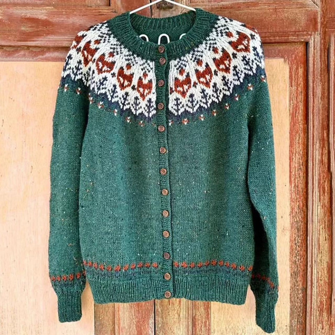 Carolina | Vintage-Cardigan im Island-Stil
