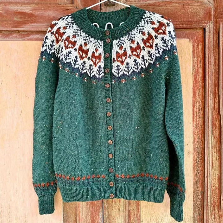 Carolina | Vintage-Cardigan im Island-Stil