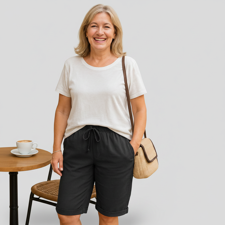 Brigitte | Baumwoll-Komfort-Shorts