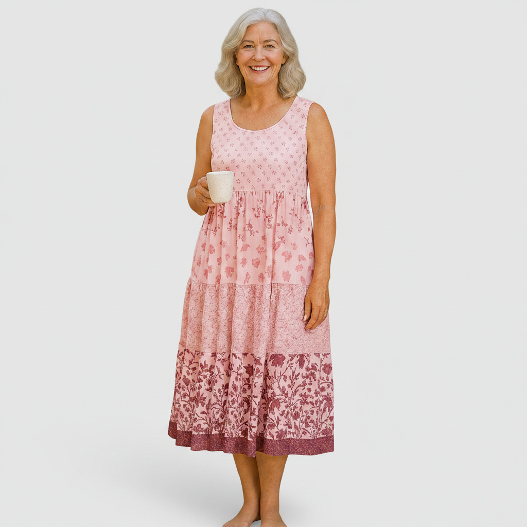 Rosalie | Fließendes Midikleid
