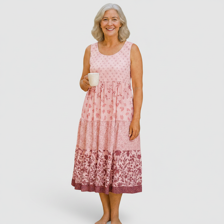 Rosalie | Fließendes Midikleid