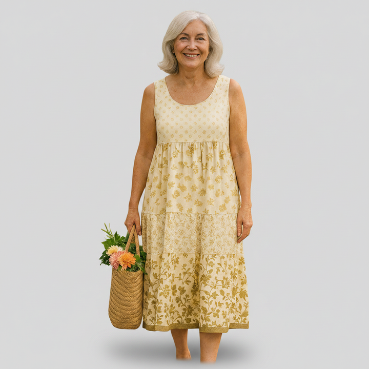 Rosalie | Fließendes Midikleid