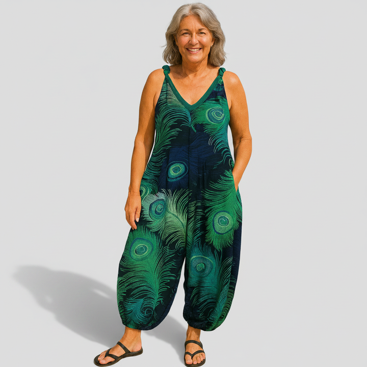 Béatrice | Weiter fließender Jumpsuit