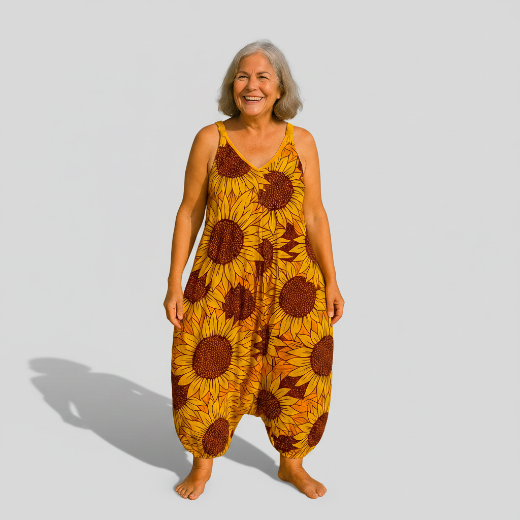 Béatrice | Weiter fließender Jumpsuit
