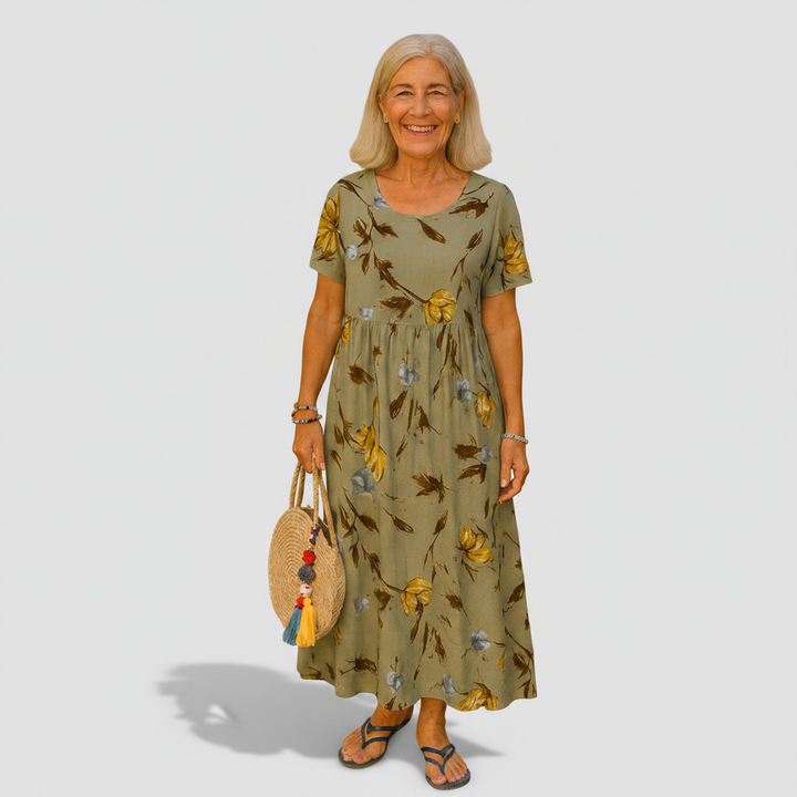 Adelaide | Geblümtes Maxikleid