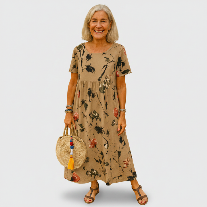 Adelaide | Geblümtes Maxikleid